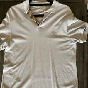 Burberry grey polo shirt